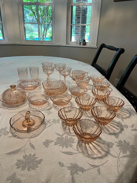 Pink Depression Glass